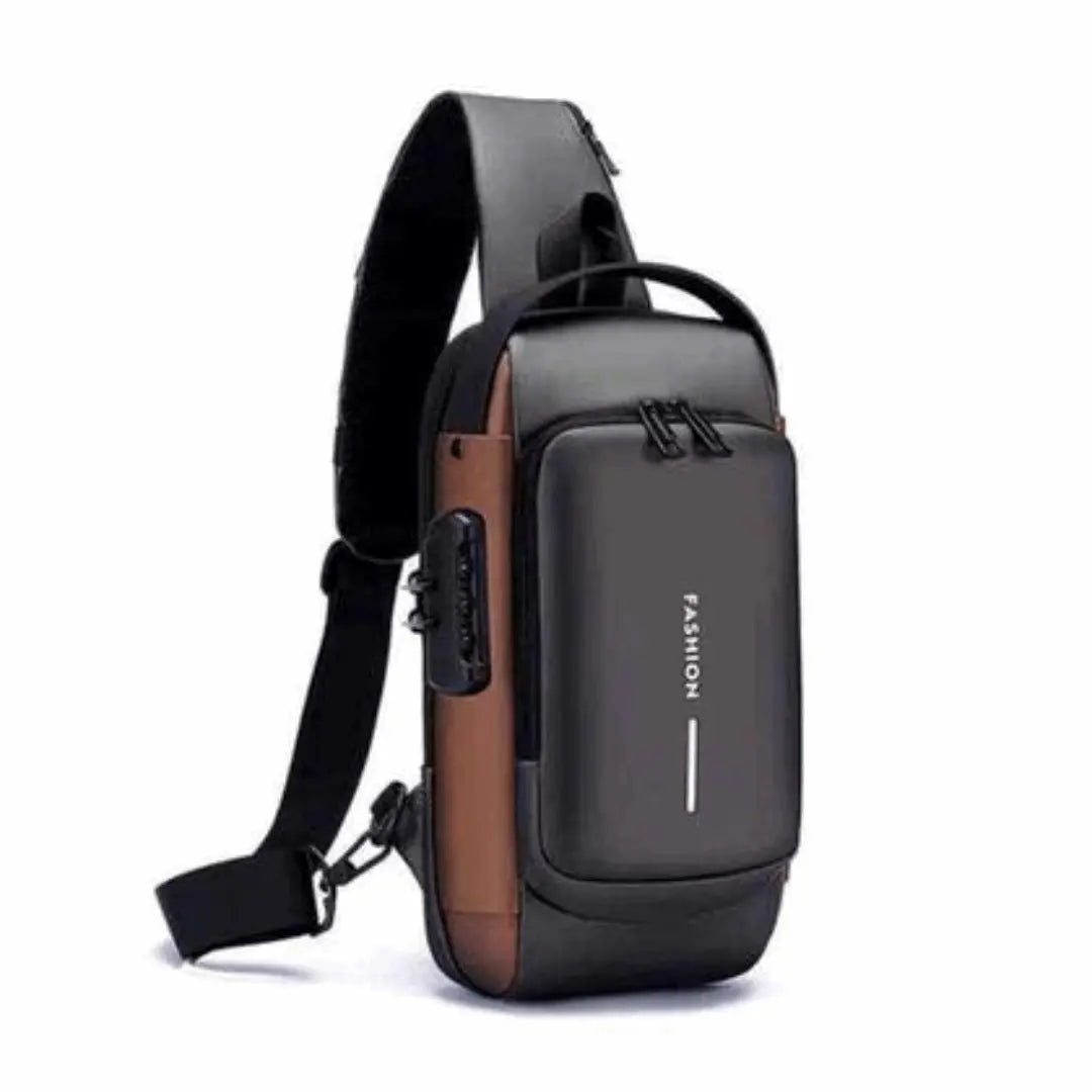 Anti-theft Chest Bag with Password Lock with Adjustable Shoulder Crossbody Chest Bag